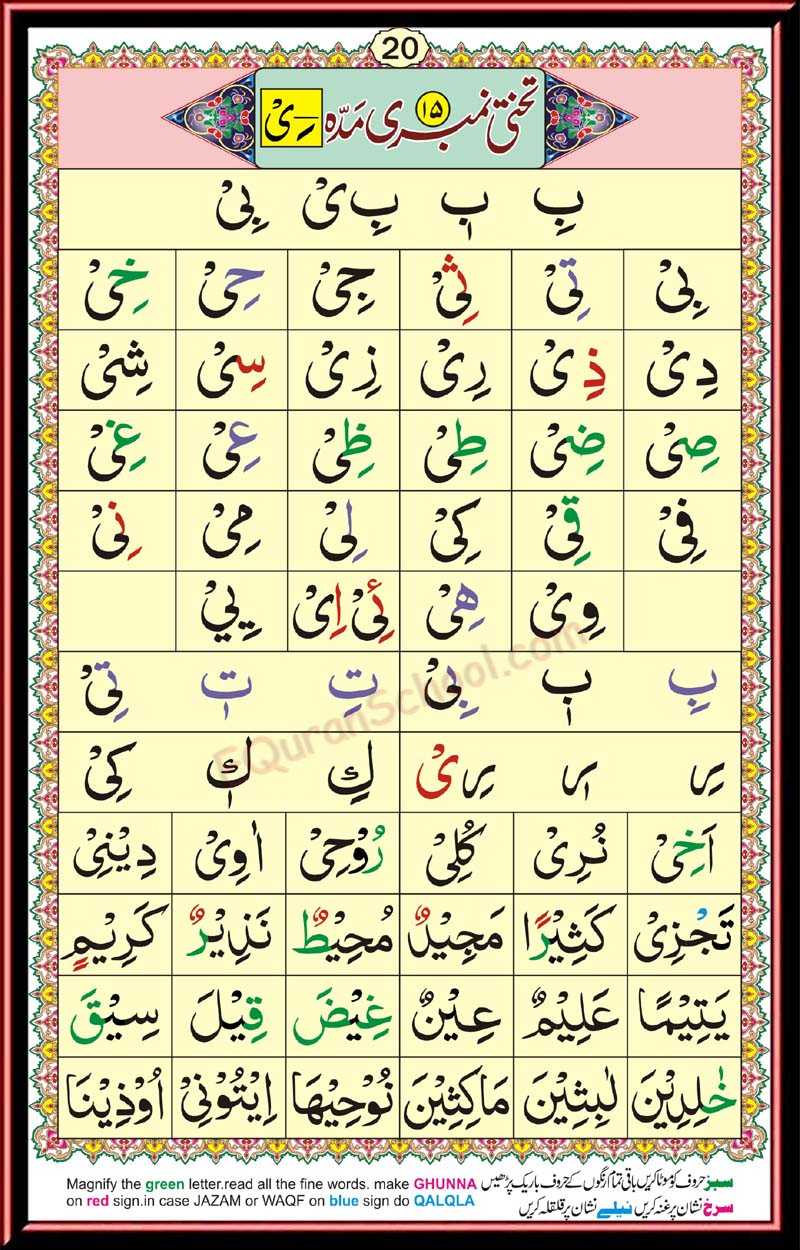 IQRA qaida page 20