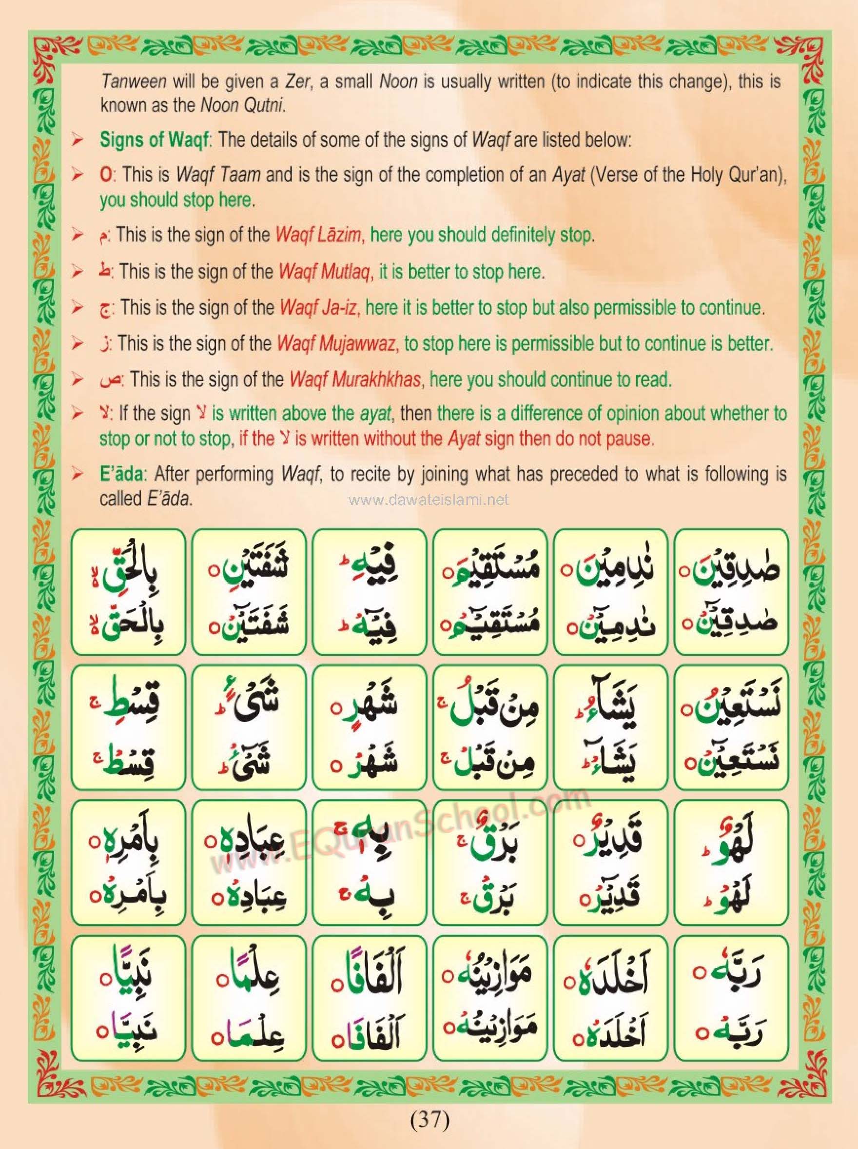 signs of Waqf